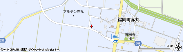 富山県高岡市福岡町赤丸1097周辺の地図