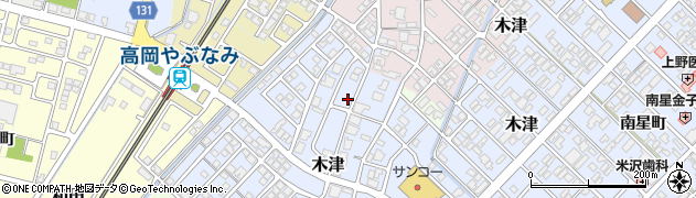 富山県高岡市木津2254周辺の地図
