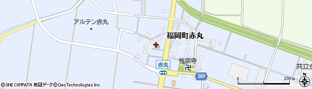 富山県高岡市福岡町赤丸1075周辺の地図