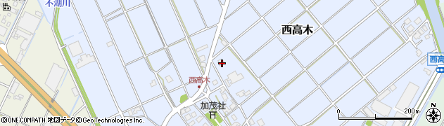 富山県射水市西高木558周辺の地図