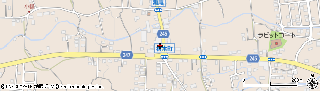 栃木県日光市瀬尾246周辺の地図