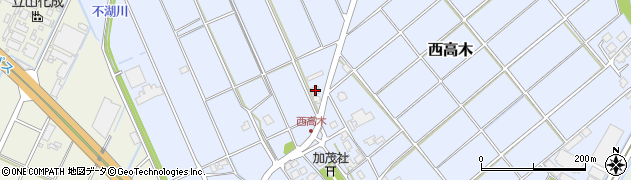 富山県射水市西高木868周辺の地図