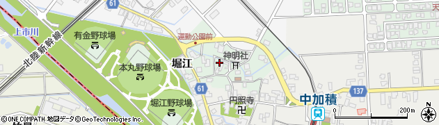 富山県滑川市常光寺周辺の地図