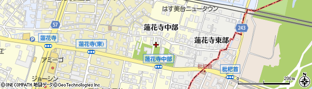 富山県高岡市蓮花寺中部周辺の地図