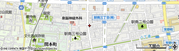 高岡駅南郵便局周辺の地図
