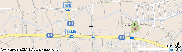 栃木県日光市瀬尾265周辺の地図