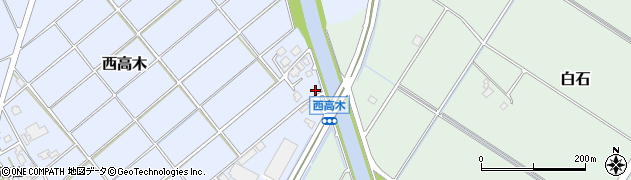 富山県射水市西高木309周辺の地図