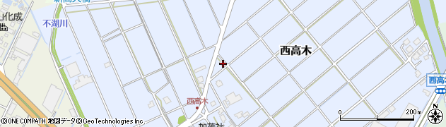 富山県射水市西高木555周辺の地図