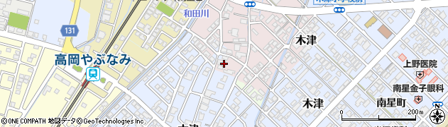 富山県高岡市木津191周辺の地図
