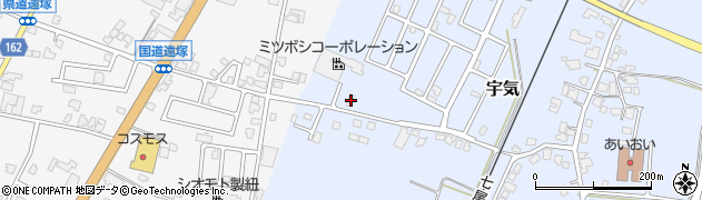 石川県かほく市宇気ツ18周辺の地図