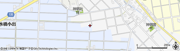 富山県富山市水橋伊勢領周辺の地図