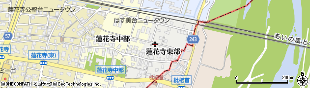 富山県高岡市蓮花寺周辺の地図