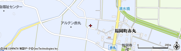 富山県高岡市福岡町赤丸1133周辺の地図