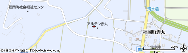 富山県高岡市福岡町赤丸1103周辺の地図