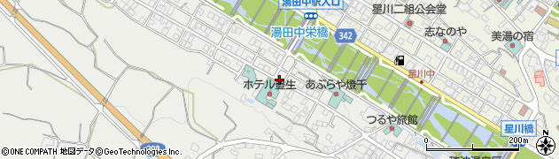 穂波温泉入口周辺の地図