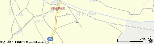 栃木県日光市針貝2021周辺の地図