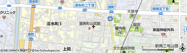 富山県高岡市蓮美町周辺の地図
