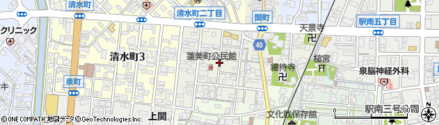 富山県高岡市蓮美町周辺の地図