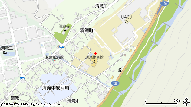 〒321-1443 栃木県日光市清滝桜ケ丘町の地図