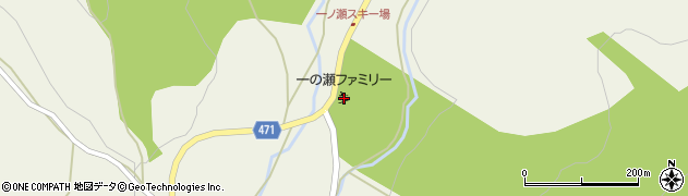 志賀高原一の瀬ファミリースキー場周辺の地図