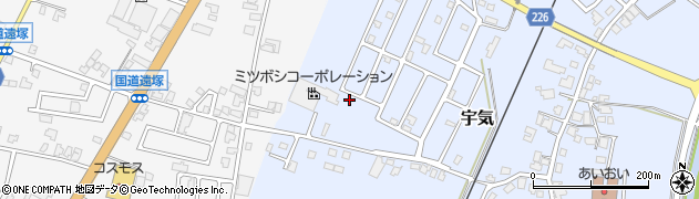 石川県かほく市宇気ツ13周辺の地図