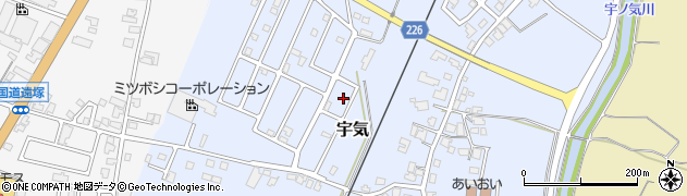 石川県かほく市宇気ツ42周辺の地図