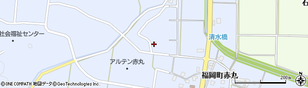 富山県高岡市福岡町赤丸1257周辺の地図