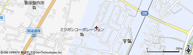 石川県かほく市宇気ツ6周辺の地図