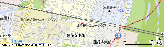 富山県高岡市蓮花寺451周辺の地図