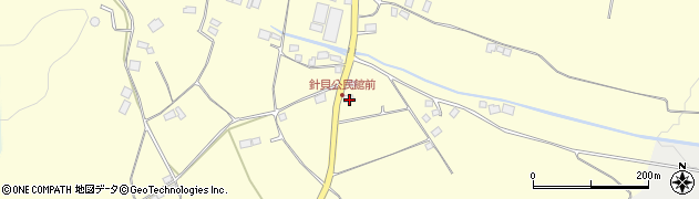 栃木県日光市針貝2014周辺の地図