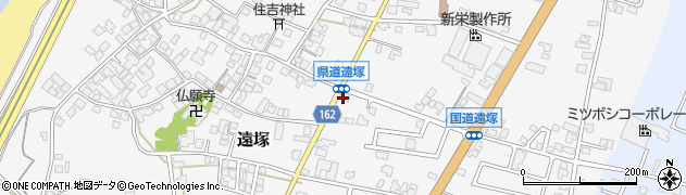 県道遠塚周辺の地図