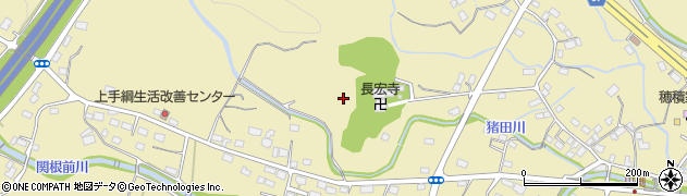 茨城県高萩市上手綱周辺の地図