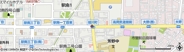 舘川町周辺の地図