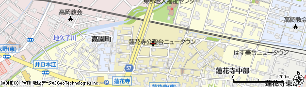 蓮花寺公聖台公園周辺の地図