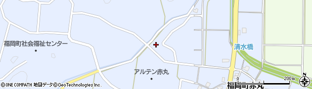 富山県高岡市福岡町赤丸1278周辺の地図