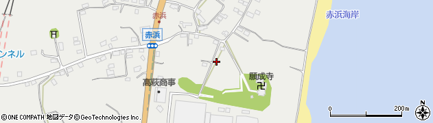 茨城県高萩市赤浜86周辺の地図