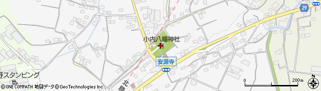 小内八幡神社周辺の地図