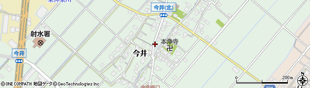 今井公民館前周辺の地図