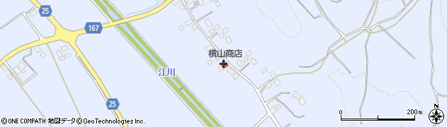 横山食料品店周辺の地図