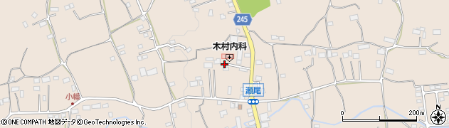 栃木県日光市瀬尾498周辺の地図