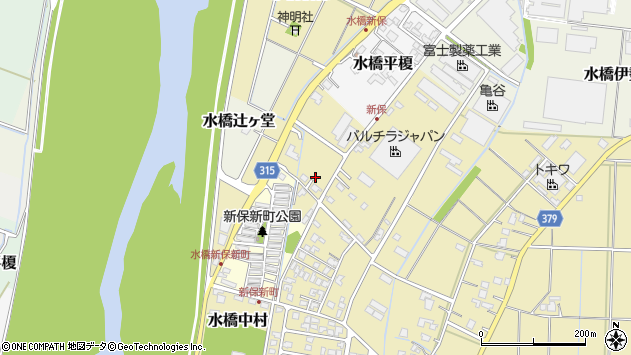 〒939-3557 富山県富山市水橋町袋の地図