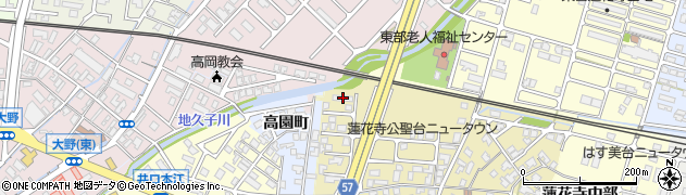 富山県高岡市蓮花寺575周辺の地図