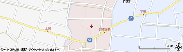 富山県滑川市東福寺開周辺の地図