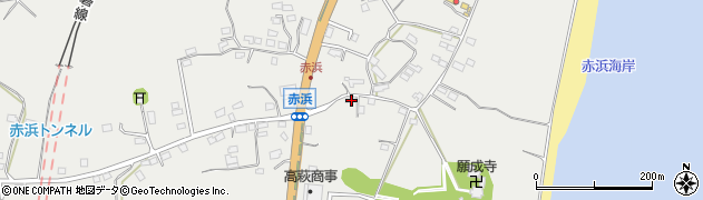 茨城県高萩市赤浜710周辺の地図