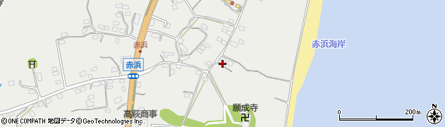 茨城県高萩市赤浜79周辺の地図