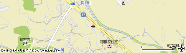 茨城県警察本部　高萩警察署上手綱駐在所周辺の地図
