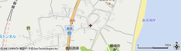 茨城県高萩市赤浜722周辺の地図