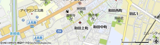 富山県高岡市和田94周辺の地図
