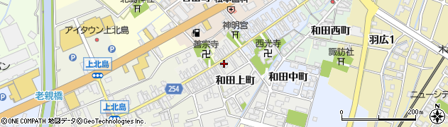 富山県高岡市和田92周辺の地図