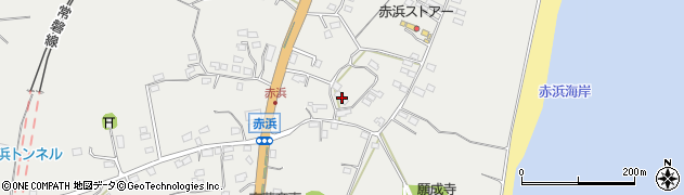 茨城県高萩市赤浜733周辺の地図